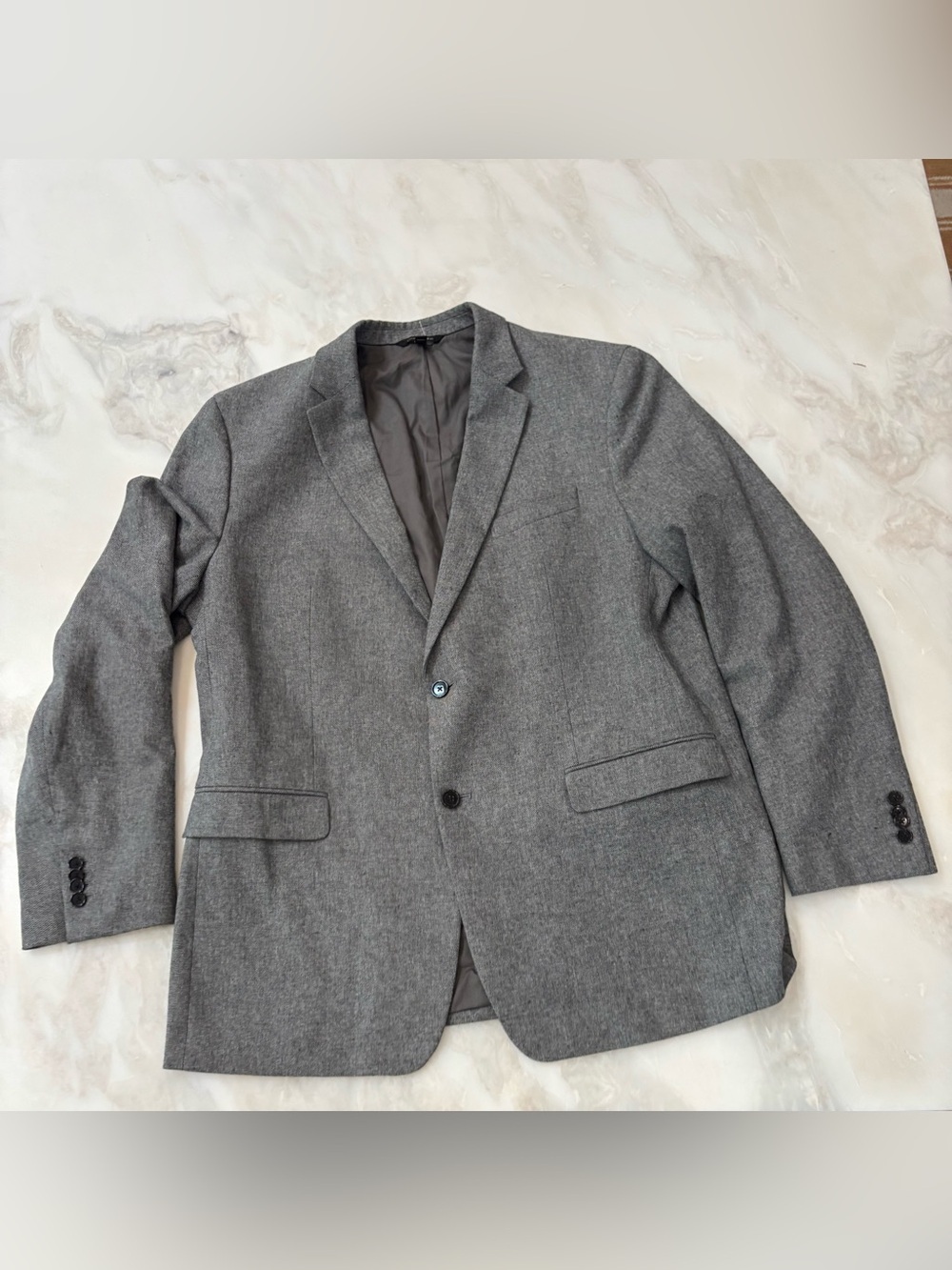 Banana Republic Men’s Standard Fit Sport Coat Blazer Jacket Size 46L Gray